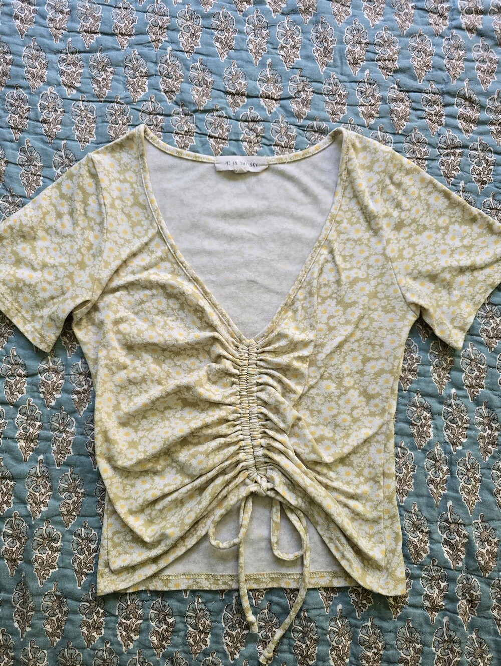 Pie in the Sky Floral Shirt Women's Size XS